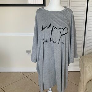 Brand New shorts outfit 4XL Says Faith Hope and Love on both pieces